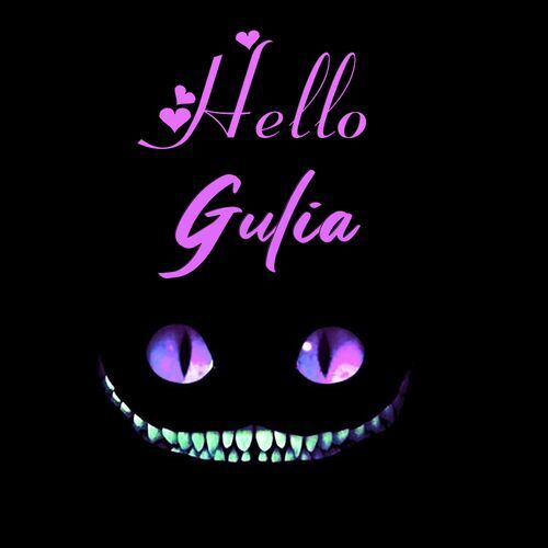 Открытка Gulia Hello