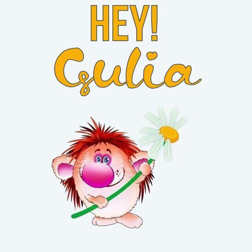 Открытка Gulia Hey!