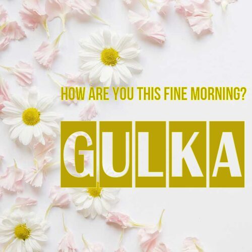 Открытка Gulka How are you this fine morning?