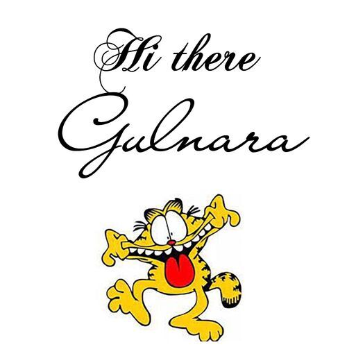 Открытка Gulnara Hi there