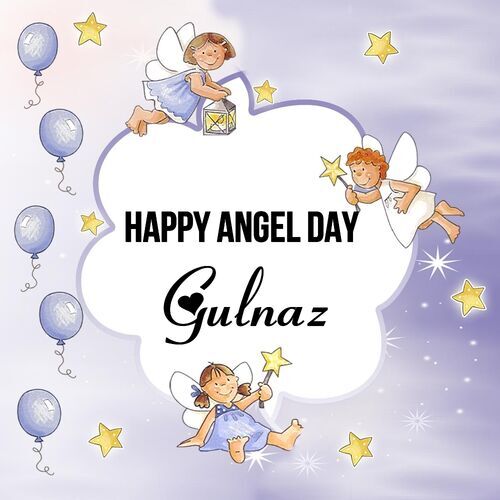 Открытка Gulnaz Happy angel day