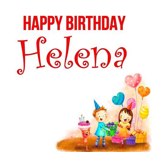 Открытка Helena Happy birthday