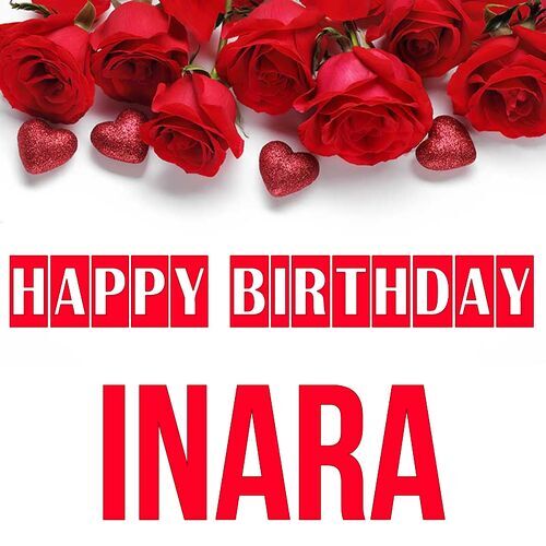 Открытка Inara Happy birthday