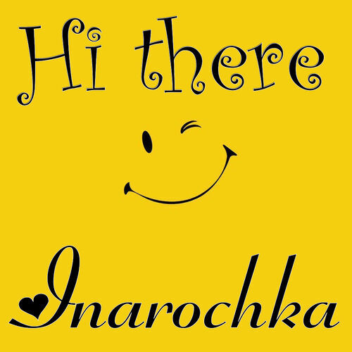 Открытка Inarochka Hi there