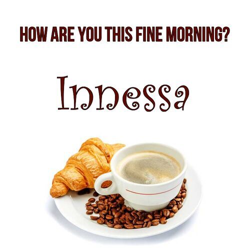 Открытка Innessa How are you this fine morning?