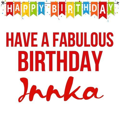 Открытка Innka Have a fabulous birthday