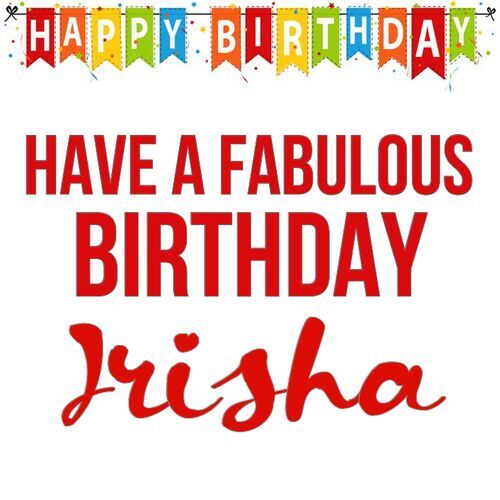 Открытка Irisha Have a fabulous birthday