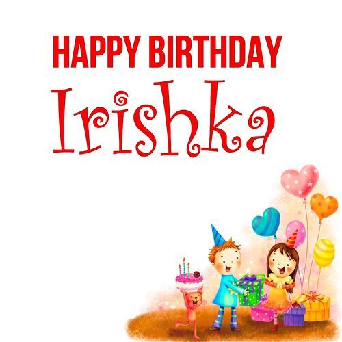 Открытка Irishka Happy birthday