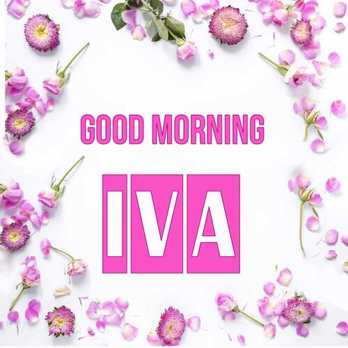 Открытка Iva Good morning