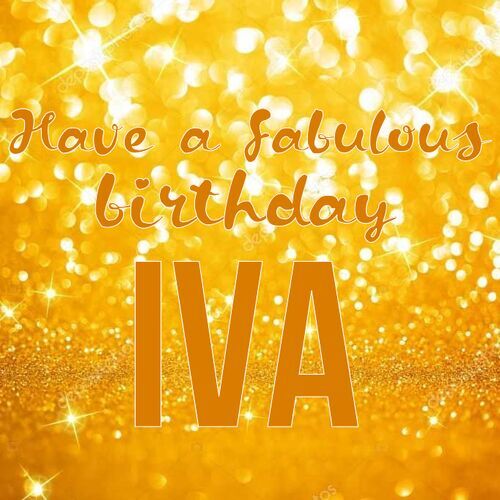 Открытка Iva Have a fabulous birthday