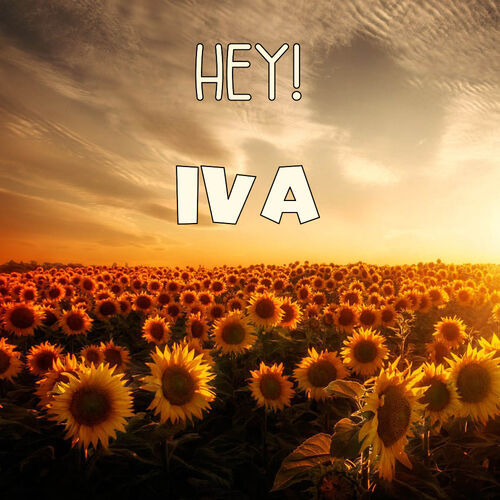 Открытка Iva Hey!