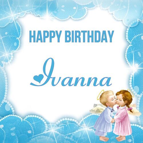 Открытка Ivanna Happy birthday