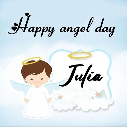 Открытка Julia Happy angel day