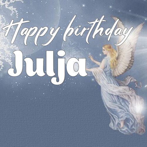 Открытка Julja Happy birthday