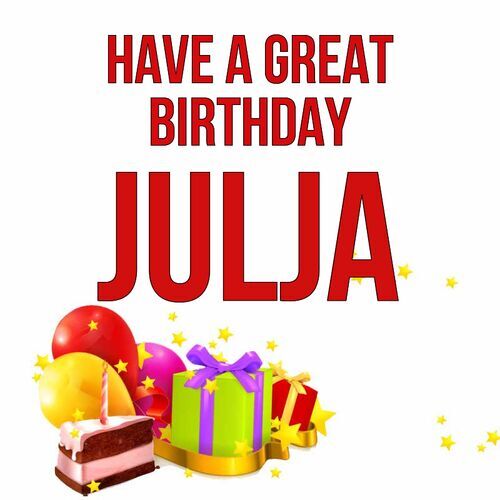 Открытка Julja Have a great birthday