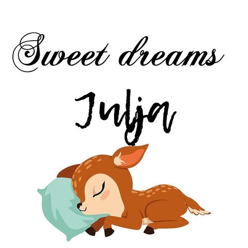 Открытка Julja Sweet dreams