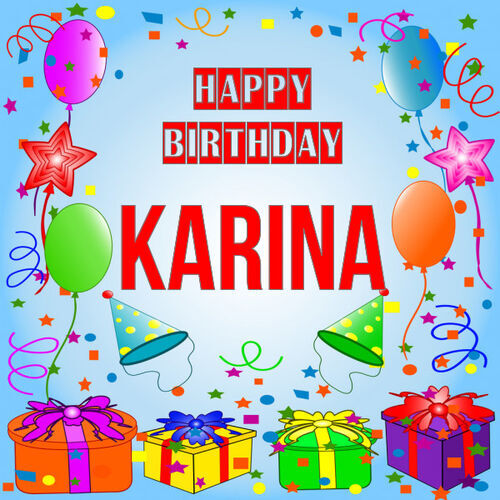 Открытка Karina Happy birthday