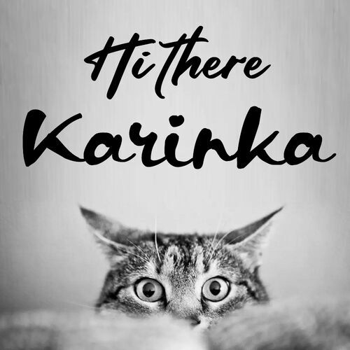 Открытка Karinka Hi there