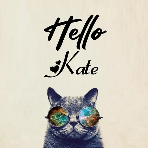 Открытка Kate Hello