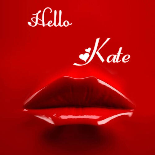 Открытка Kate Hello