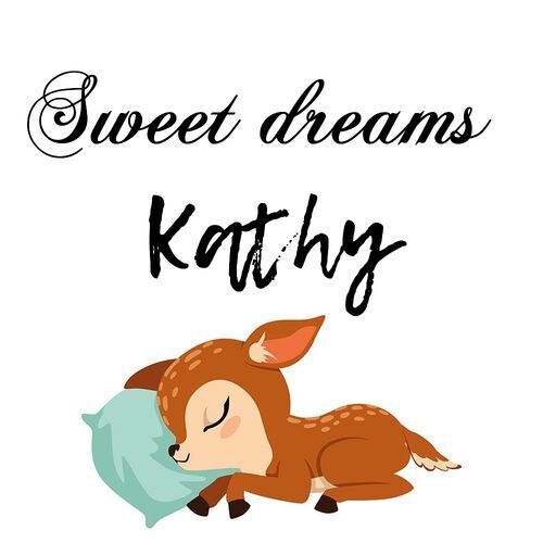 Открытка Kathy Sweet dreams