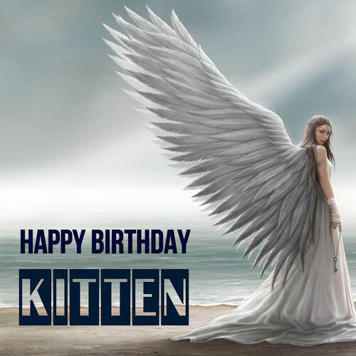 Открытка Kitten Happy birthday