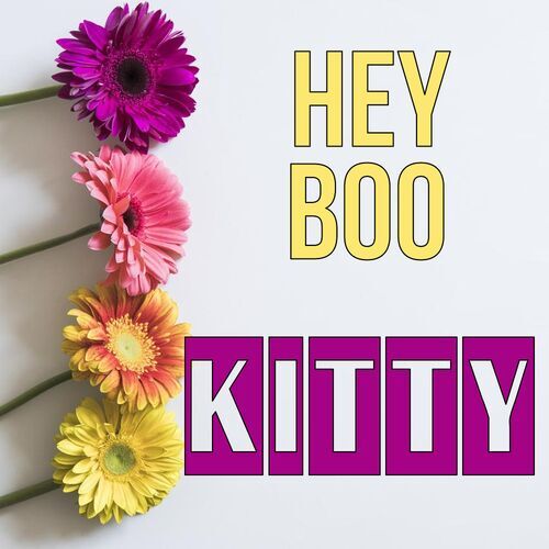 Открытка Kitty Hey boo