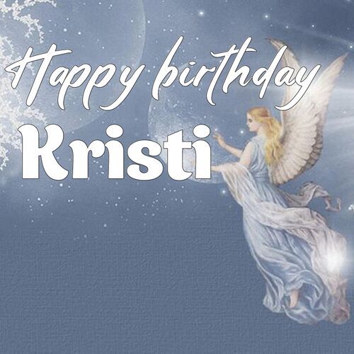 Открытка Kristi Happy birthday