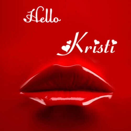 Открытка Kristi Hello