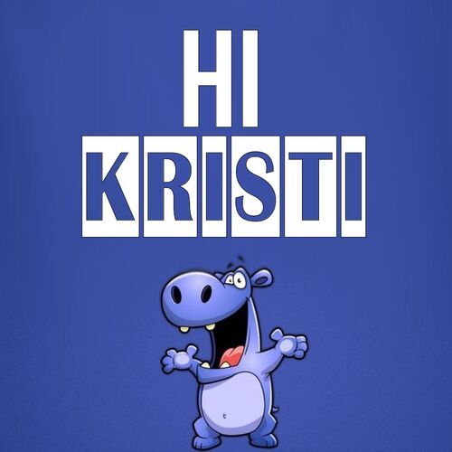 Открытка Kristi Hi