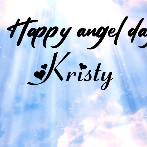 Открытка Kristy Happy angel day