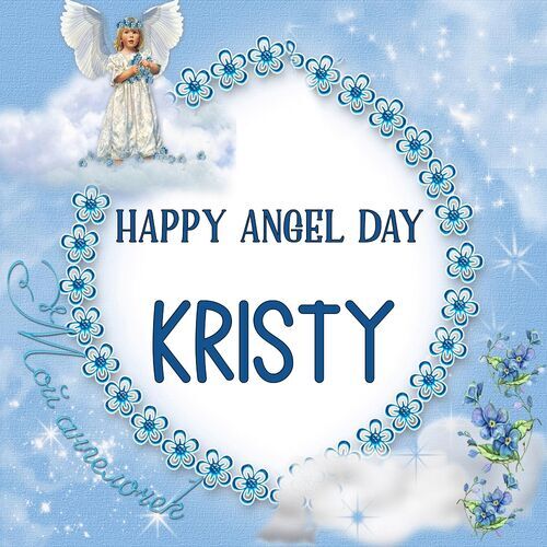 Открытка Kristy Happy angel day