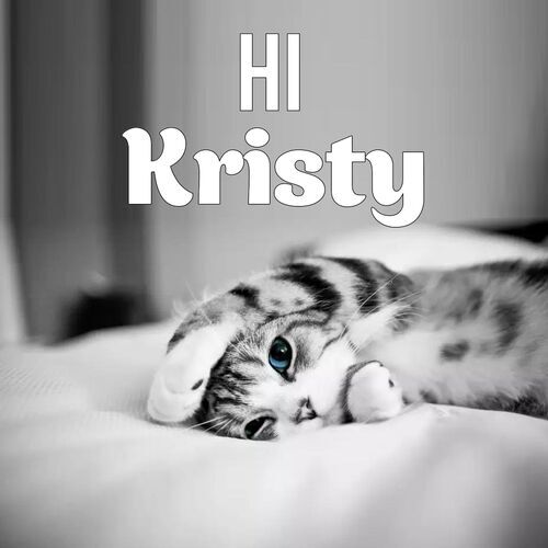 Открытка Kristy Hi