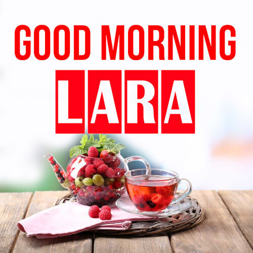 Открытка Lara Good morning