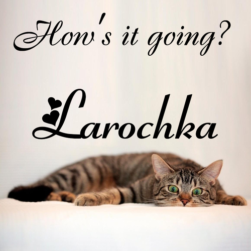 Открытка Larochka How