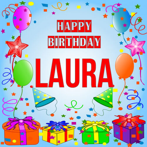 Открытка Laura Happy birthday