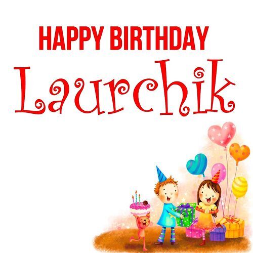 Открытка Laurchik Happy birthday