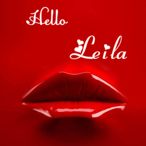 Открытка Leila Hello