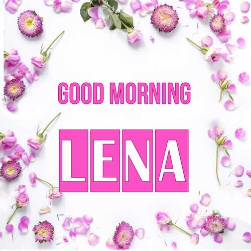 Открытка Lena Good morning