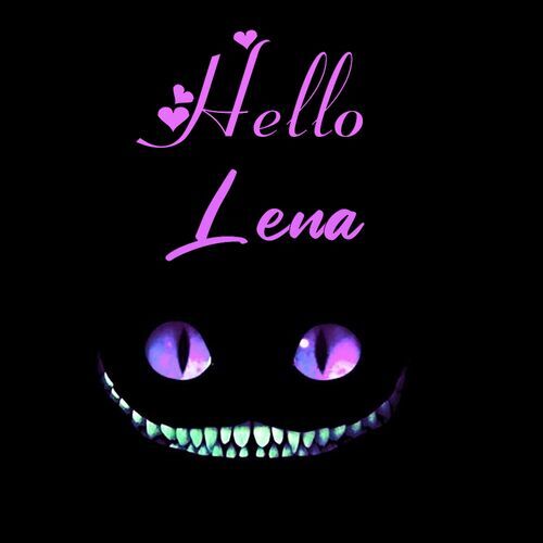 Открытка Lena Hello