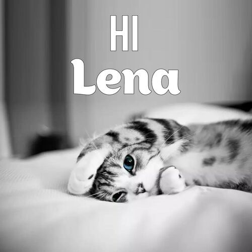 Открытка Lena Hi