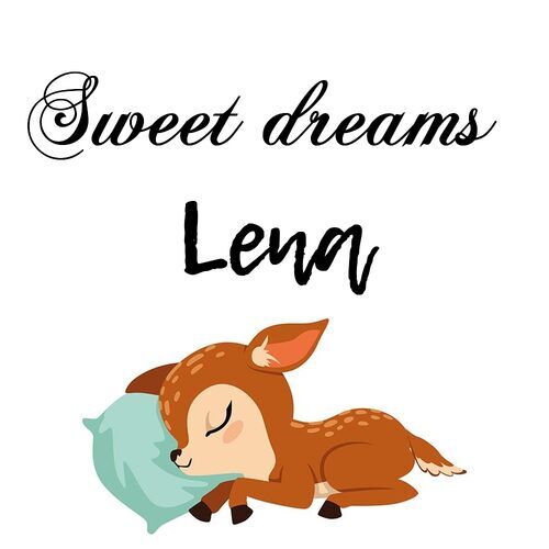 Открытка Lena Sweet dreams