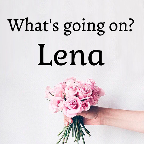 Открытка Lena What