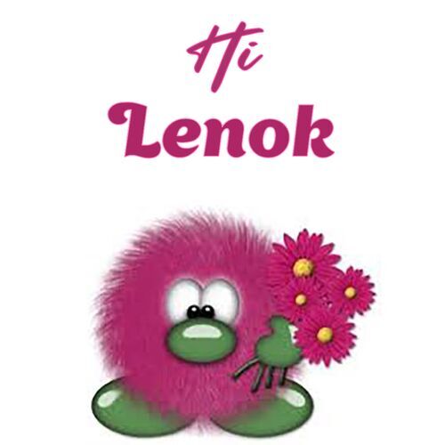 Открытка Lenok Hi