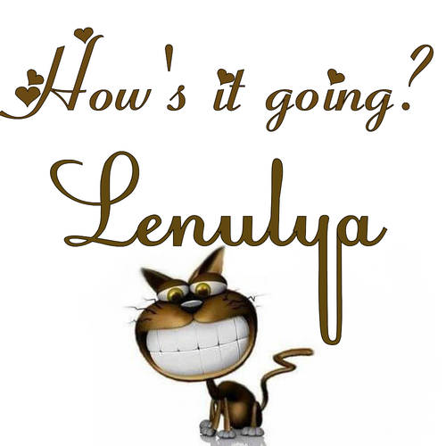 Открытка Lenulya How