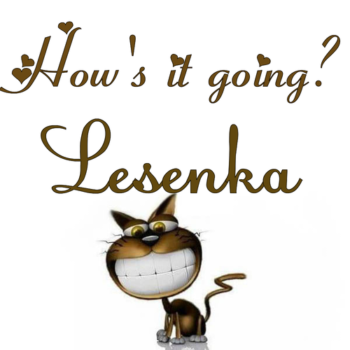 Открытка Lesenka How