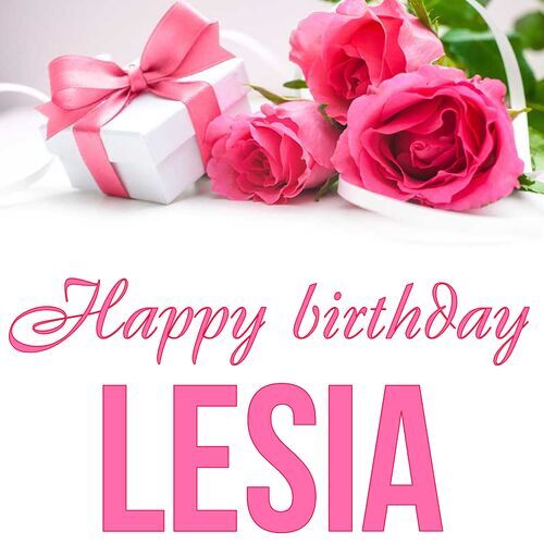 Открытка Lesia Happy birthday