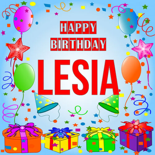 Открытка Lesia Happy birthday