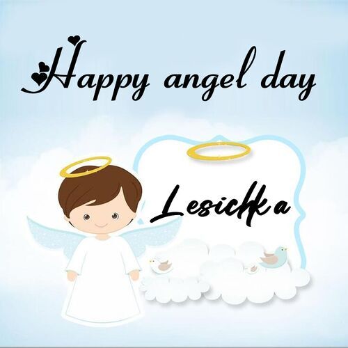 Открытка Lesichka Happy angel day