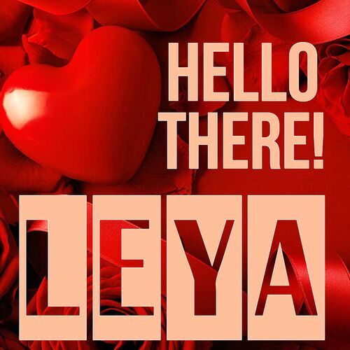 Открытка Leya Hello there!